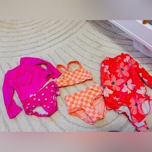 Three Baby Girl 12 Month Bathing Suits